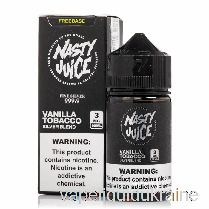 Vape Ukraine Silver Blend - Nasty Juice - 60mL 6mg